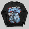 University Blue Sneakers DopeSkill Long Sleeve T-Shirt Fight For Right Graphic Streetwear - black