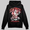 Red Sneakers DopeSkill Hoodie Self Made Graphic Streetwear - black