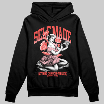Red Sneakers DopeSkill Hoodie Self Made Graphic Streetwear - black