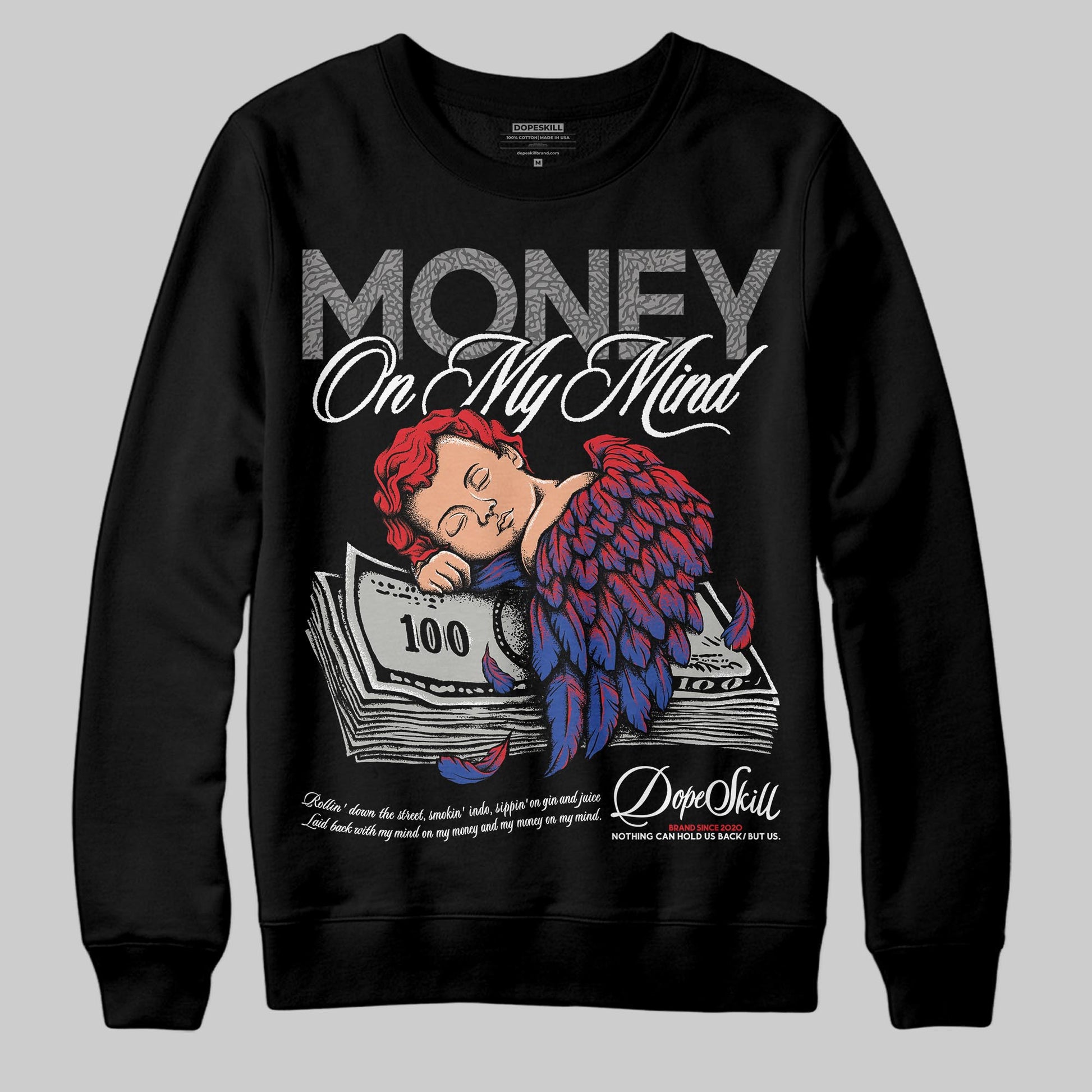 Jordan 3 “Seoul 2.0” DopeSkill Sweatshirt MOMM Graphic Streetwear - Black