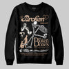 Jordan 4 Retro Cozy Girl DopeSkill Sweatshirt Broken Bones Graphic Streetwear - black