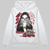Jordan 4 “Sierra Red" DopeSkill Hoodie Sweatshirt NPC Graphic Streetwear - White