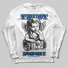 Royal Blue Sneakers DopeSkill Long Sleeve T-Shirt Trust Nobody Graphic Streetwear - White