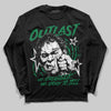 Green Sneakers DopeSkill Long Sleeve T-Shirt Outlast Graphic Streetwear - black