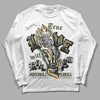 Jordan 4 Retro SE Craft Medium Olive DopeSkill Long Sleeve T-Shirt True Love Will Kill You Graphic Streetwear - White