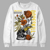 Jordan 4 Thunder DopeSkill Sweatshirt Side Hustle Graphic Streetwear - White