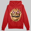 Red Sneakers DopeSkill Hoodie Sweatshirt Hellfire Graphic Streetwear - Red