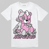 Jordan 4 WMNS “Orchid” DopeSkill T-Shirt MOMM Bear Graphic Streetwear - White 