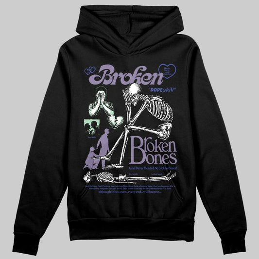 Jordan 1 Retro Low OG Zion Williamson Voodoo Alternate DopeSkill Hoodie Sweatshirt Broken Bones Graphic Streetwear - Black
