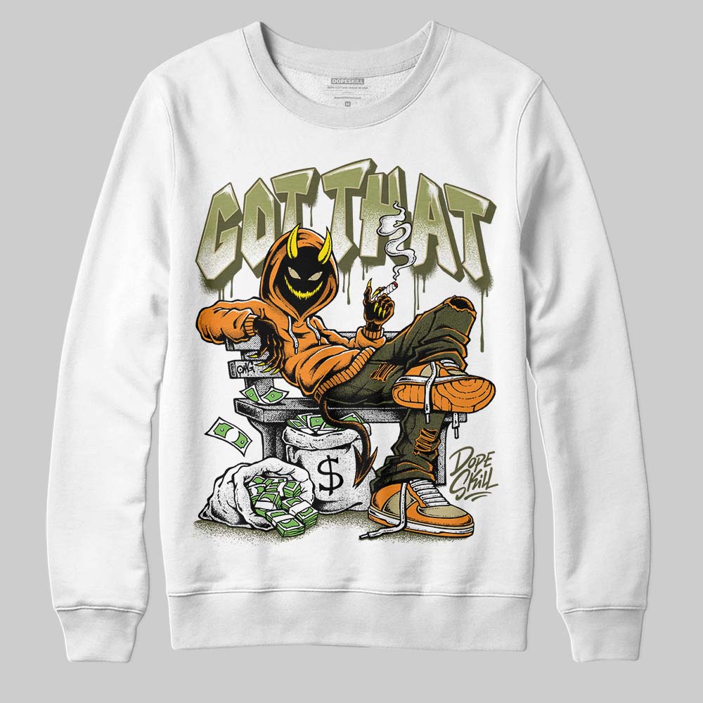 Olive Sneakers DopeSkill Sweatshirt Got That Graphic Streetwear - White