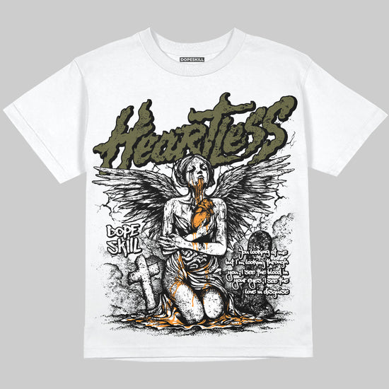 Jordan 5 Olive DopeSkill Oversize Print T-Shirt Heartless Graphic Streetwear