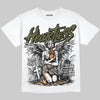 Jordan 5 Olive DopeSkill Oversize Print T-Shirt Heartless Graphic Streetwear