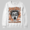 Orange, Black and White Sneakers DopeSkill Sweatshirt Root of Evil Graphic Streetwear - White