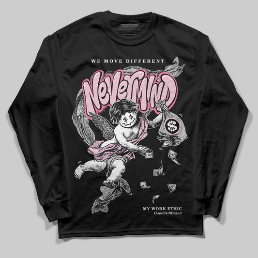 Jordan 5 OG “35th Anniversary” DopeSkill Long Sleeve T-Shirt Nevermind Graphic Streetwear - black