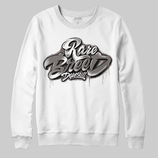 Jordan 4 Retro Cave Stone DopeSkill Sweatshirt Rare Breed Type Graphic Streetwear - White