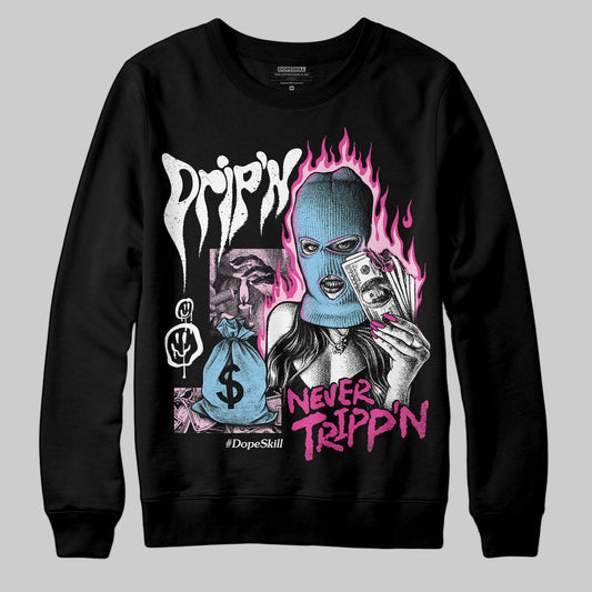 Jordan 6 “Doernbecher” DopeSkill Sweatshirt Drip'n Never Tripp'n Graphic Streetwear - Black
