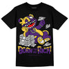 Jordan 12 “Field Purple” DopeSkill T-Shirt Born To Be Rich Graphic Streetwear - Black