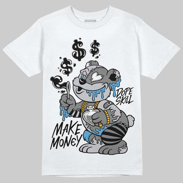 Grey Sneakers DopeSkill T-Shirt Make Money Graphic Streetwear - White
