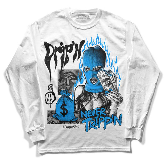 Jordan 6 “Reverse Oreo” DopeSkill Long Sleeve T-Shirt Drip'n Never Tripp'n Graphic Streetwear - White