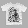 Dunk Low ‘Pure Platinum’ DopeSkill Toddler Kids T-shirt God Made Me Perfect Graphic Streetwear - White