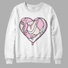 Dunk Low LX Pink Foam DopeSkill Sweatshirt Heart Jordan 1 Graphic Streetwear - White