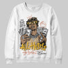 TAN Sneakers DopeSkill Sweatshirt All Hustle No Luck Graphic Streetwear - White 