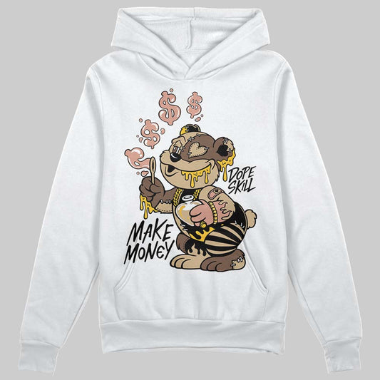 TAN Sneakers DopeSkill Hoodie Sweatshirt Make Money Graphic Streetwear - White