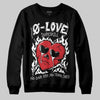 Jordan 3 OG “Black Cement” DopeSkill Sweatshirt Crying Heart Graphic Streetwear - Black