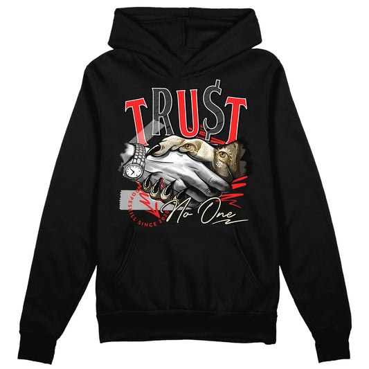 Jordan 5 "Dunk On Mars" DopeSkill Hoodie Sweatshirt Trust No One Graphic Streetwear - Black 