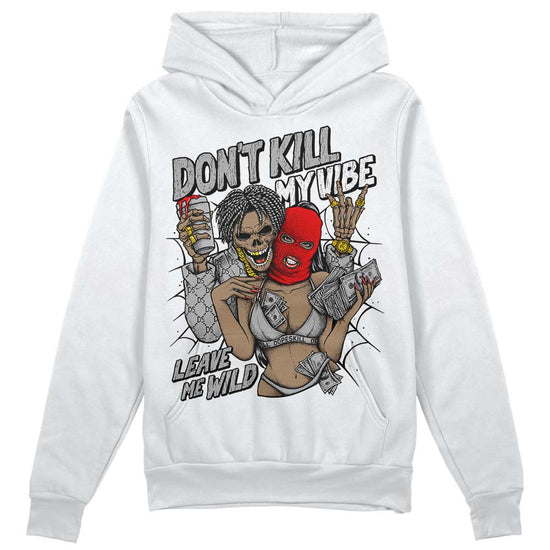 Jordan 1 Low OG “Shadow” DopeSkill Hoodie Sweatshirt Don't Kill My Vibe Graphic Streetwear - White