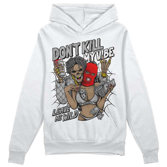 Jordan 1 Low OG “Shadow” DopeSkill Hoodie Sweatshirt Don't Kill My Vibe Graphic Streetwear - White