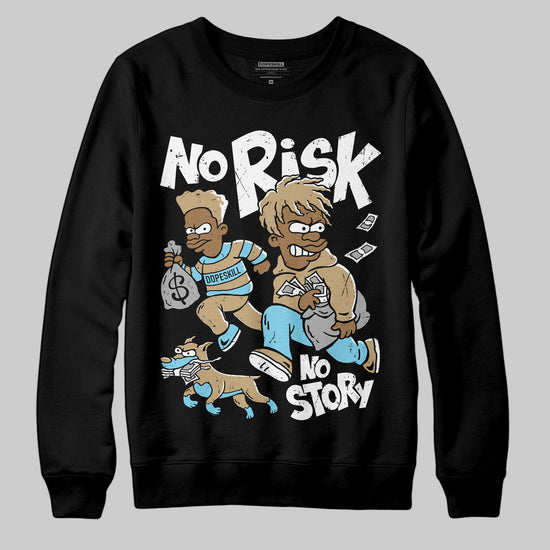 Jordan 11 City Pack “H-Town” DopeSkill Sweatshirt No Risk No Story Graphic Streetwear - Black