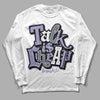 Jordan 5 Retro Low Indigo Haze DopeSkill Long Sleeve T-Shirt Talk Is Chip Graphic Streetwear - White