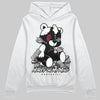 Jordan 11 “Bred Velvet” DopeSkill Hoodie Sweatshirt MOMM Bear Graphic Streetwear - White