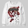 Jordan 5 Retro Fire Red Black Tongue (2025) DopeSkill Sweatshirt Nevermind Graphic Streetwear - White