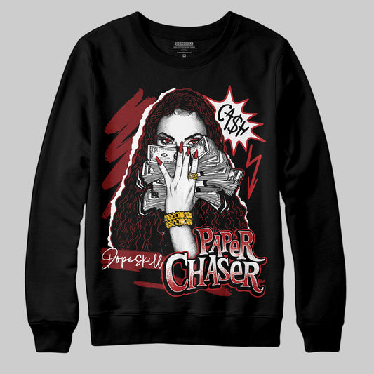 Jordan 12 Retro Flu Game (2025) DopeSkill Sweatshirt NPC Graphic Streetwear - Black