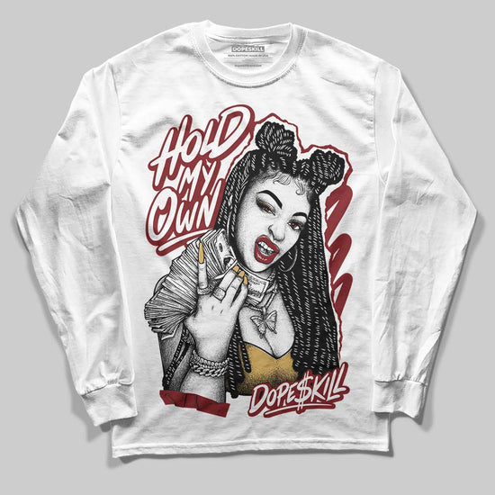 Dunk Low SE Sisterhood Sail Team Red W DopeSkill Long Sleeve T-Shirt New H.M.O Graphic Streetwear - White