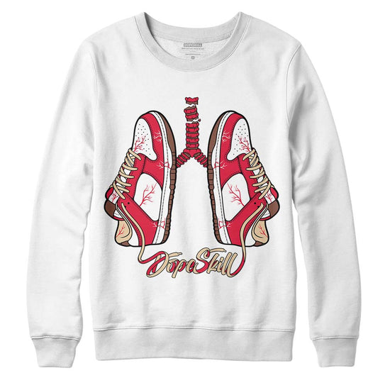 Dunk Low PRM Bacon DopeSkill Sweatshirt Breathe Graphic Streetwear - White