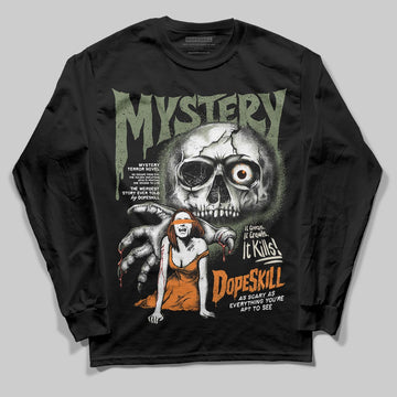 Jordan 4 Retro OG SP Undefeated (2025) DopeSkill Long Sleeve T-Shirt Mystery Ghostly Grasp Graphic Streetwear - Black
