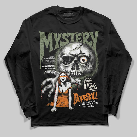 Jordan 4 Retro OG SP Undefeated (2025) DopeSkill Long Sleeve T-Shirt Mystery Ghostly Grasp Graphic Streetwear - Black