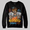 Orange Sneakers DopeSkill Sweatshirt All Hustle No Luck Graphic Streetwear - black