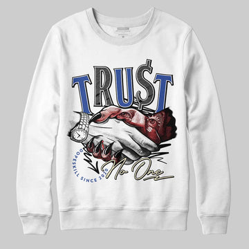 Jordan 4 “Rare Air” DopeSkill Sweatshirt Trust No One Graphic Streetwear - White 