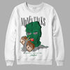 Green Sneakers DopeSkill Sweatshirt Money Talks Graphic Streetwear - White 