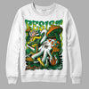 Green Sneakers DopeSkill Sweatshirt Resist Graphic Streetwear - White 