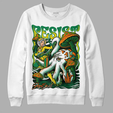 Green Sneakers DopeSkill Sweatshirt Resist Graphic Streetwear - White 