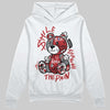 Jordan 8 Retro Bugs Bunny (2025) DopeSkill Hoodie Sweatshirt Smile Through The Pain Graphic Streetwear - White