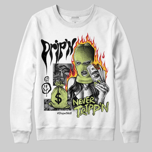 Jordan 11 “Inner Beast” DopeSkill Sweatshirt Drip'n Never Tripp'n Graphic Streetwear - White