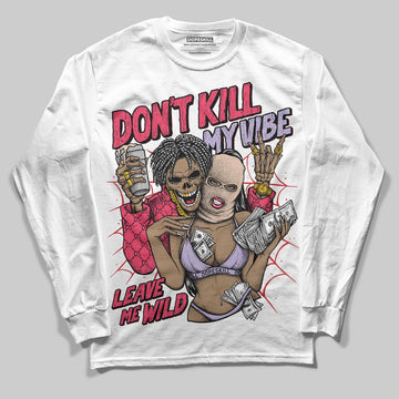 Jordan 5 Low “Peanut Butter Jelly” DopeSkill Long Sleeve T-Shirt Don't Kill My Vibe Graphic Streetwear - White