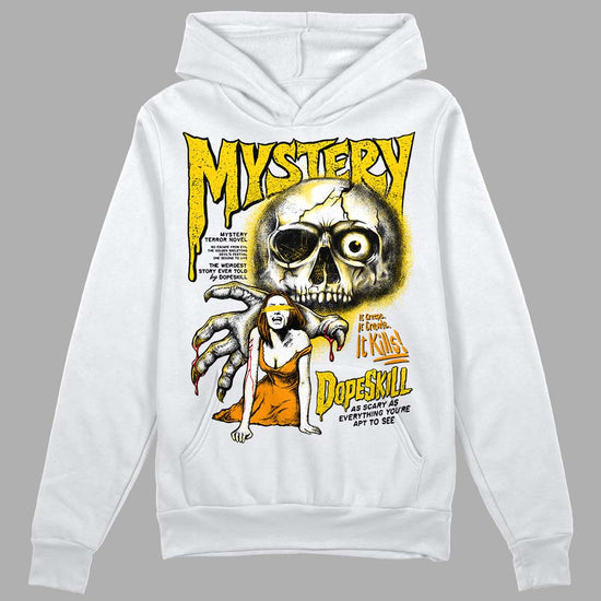 Jordan 6 “Yellow Ochre” DopeSkill Hoodie Sweatshirt Mystery Ghostly Grasp Graphic Streetwear - White