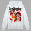 Jordan 1 Retro High OG "Satin Bred" DopeSkill Hoodie Sweatshirt Looking For Love Graphic Streetwear - White